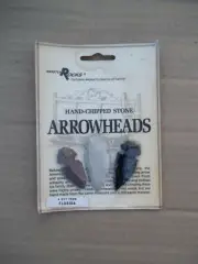 Mostly Rocks Hand-Chipped Stone Arrowheads and Pyrite Fool's Gold in Package