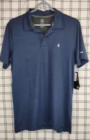 NWT VOLCOM Hazard Performance Golf Short Sleeve Polo Shirt Men's sz M Medium