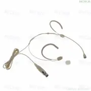 MiCWL Headset Cardioid Microphone for Shure BeltPack Transmitter TAF4 Mini XLR