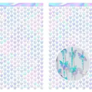 Iridescent Butterfly Fringe Party Backdrop - Fairy Streamers for Butterfly Pr...