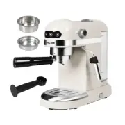Coffee Maker Machine Espresso Cafe Barista Milk Frother Milky White