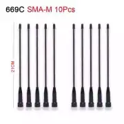 10PCS 669C Antenna SMA-M Male VHF UHF For Yaesu VX-3R VX-5R 7R Baofeng UV3R TYT