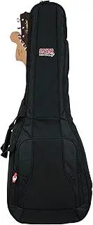 Gator Cases 4G Series Dual Gig Bag; Holds (1) Acoustic and (1) Electric Guitar (GB-4G-ACOUELECT)