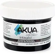 Akua Intaglio Water-Based Ink, 2-Ounce Jar, Carbon Black