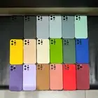 For iPhone 16 16e15 Pro Max Plus 14 13 Liquid Silicone Shockproof Soft TPU Cover
