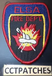 ELSA, TEXAS FIRE DEPARTMENT PATCH TX