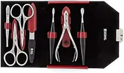ZOHL Solingen Professional Manicure Set With Cuticle Clippers SHARPtec Made in Germany (GRA-L67)
