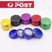 63mm Heavy Duty 4-Layer Herb Grinder Aluminium Alloy Metal Hand Smoke Muller