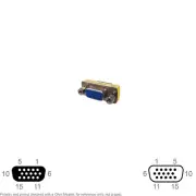 Adapter Video D-Sub VGA HD 15 Pin HD15 Female Male Mini Extender Port Replicator