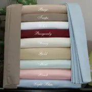Soft Bedding 1000TC Extra Drop Length 1 PC Valance AU Double Size Solid Colors