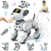 VATOS Remote Control Robot Dog Toy for Kids - Interactive Touch & Follow 17 F...