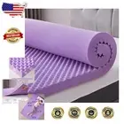 CertiPUR-US Certified 2 Inch Egg Crate Mattress Pad - Stylish Twin XL Design