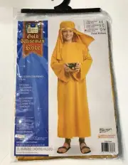 Child Biblical Times Costume GOLD WISEMAN ROBE L 12-14 NEW Religion 1pc LARGE