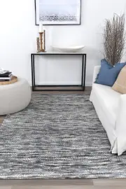 Wamberal Chevron Stone Wool Rug