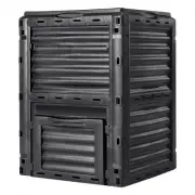 300L Outdoor Compost Bin Large Capacity BPA Free Easy Assembly Garden Composter