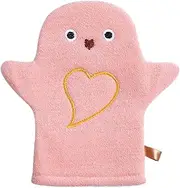 Baby Bath Scrubber - Toddler Wash Cloths for Bath | Gentle Washing Sponge Scrubber with Whale Design for Face Hands Hair Delicate Skin Daily Use