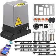 VEVOR Sliding Gate Opener, 1800 KG 7 m, Automatic Sliding Gate with 4 Remote Controllers & APP Control, Electric Rolling Driveway Slide Gate Motor, Complete Gate Operator Hardware Security System Kit