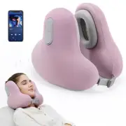 Travel Neck Pillow with Bluetooth Headset, Memory Foam Airplane Pillow for He...