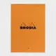 法國RHODIA 上掀式騎馬釘橫線筆記本/ A5/ Orange/ Lined+Margin