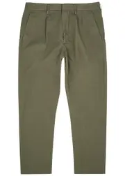 NN07 Bill Cropped Cotton Chinos - Khaki - 33 (W33 / M) 33 (W33 / M)