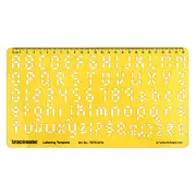 Lettering Template Drafting Tool Upper Case Lower Case Numbers English Alphabet Letter Stencils
