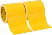 uxcell 4"x0.01" Bookbinding Tape, 22 Yard Total 2 Roll Cloth Bookbinding Repair Tape Book Binding Tape Self Adhesive for Repairing Old Books, Yellow