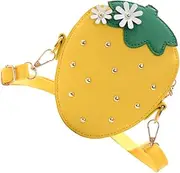 [CLISPEED] 1pc Sweet Strawberry Purse for Boys and Girls Shoulder Bag Simple Wallet Design for Girls for Shopping and Storage Bright Shape for Little