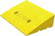 koolsoo Curb Threshold Ramp Driveway Ramp Sturdy Slope Step Ramp Road Slope Ramp Pad for Park Entry Loading Dock Vehicles Motorcycle, 50cmx50cmx19cm