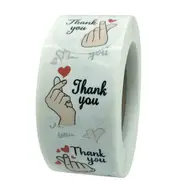 500pcs thank you stickers scrapbooking for gift decoration stationery sticker seal label 4 design handmade custom sticker