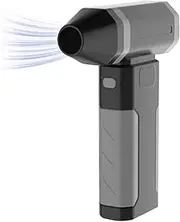 Air Duster, 100,000RPM 5 Gear Adjustable Compressed Air Duster, Portable Brushless Turbo Fan, Powerful Cordless Cleaning for Keyboard, Computer, Car, and Electronics, 14.3x3.9cm
