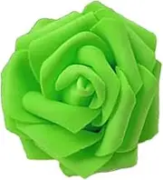 50 Pieces Artificial Bionic Flowers Lifelike Simulation Roses Fake Flower Arrangement Wedding Engagement Decors Green