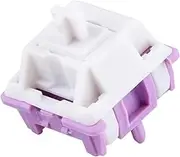 KiiBoom Tactile 54gf Taro Cream Milk Mechanical Switch Set, 5 Pin Keyboard Switch with POM Stem, Nylon/PC Housing, 35 Pieces for DIY Gaming Keyboard