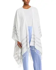 Vince Woven Cotton Cashmere Cape