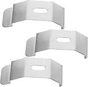 iplusmile 3pcs Brackets for Blinds Lightweight and Easy to Install Louver Curtain Top Fixation Brackets for Vertical and Roman Shades for Home and Office Use