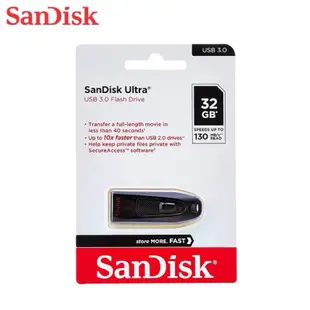 ［全新］SANDISK Ultra CZ48 USB 3.0 高速隨身碟 32G公司貨