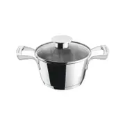Bugatti Italy 1L/16cm Stainless Steel Casserole With Glass Lid