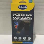 Dr. Scholl's Copper Infused Compression Calf Sleeves S/M Light Support Level 1
