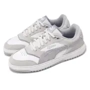 Puma Doublecourt PRM White Cool Light Gray Men Unisex Casual Shoes 393283-07