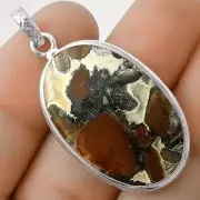 Natural Tabu Jasper 925 Sterling Silver Pendant Jewelry P-1001