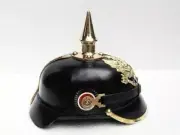 Pickelhaube German Helmet Imperial Officer’s Grade Prussian Leather Eagle Item