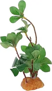 CVUTOVO Reptile Tank Plant Decoration Lifelike Simulated Grass Ornament for Aquariums and Terrariums Safe Climbing Accessory for Snakes Lizards and Other Reptiles for Home Decor