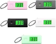 [WRITWAA] 5 Pcs Silent Digital Watch Climbing Pocket Watches Pendant Students Keychain Watch Digital Watch Clip Keychains for Keychain Watches Key Ring Digital Watches Electronic Component