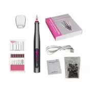 Electric Nail Sander Drill Manicure Machine Supplies for Professional Polisher Stylist Set Rechargable Wireless Portable Cordles