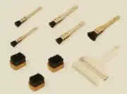Michihamono Japanese Woodblock Printing Tools 9 Piece Block Inking Brush Set New