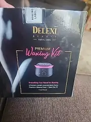 DELEXI all-in-one home Waxing Kit for starter | For Brows, Bikini, Legs, & More