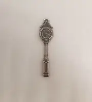 Pewter Howard Post Clock Ornament