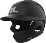 Potenza Batting Helmet with Jaw Flap, XS/S, Matte Black, Right-Handed Hitter