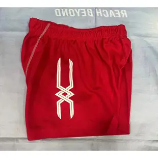 MIZUNO美津濃 舊款 中華隊 選手款 女 排球褲 短褲 運動褲 針織布料 短版 59RWS-4162 紅色邊條