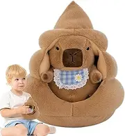 Capybara Plush - Cuddly Capybara Doll with Nest,Soft Stuffed Animal Cuddly Plush Toy for Nursery Bedroom Home Decor Kids Birthday Christmas