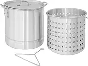 Campfire Aluminium Stockpot and Basket, 30 Liter Capacity